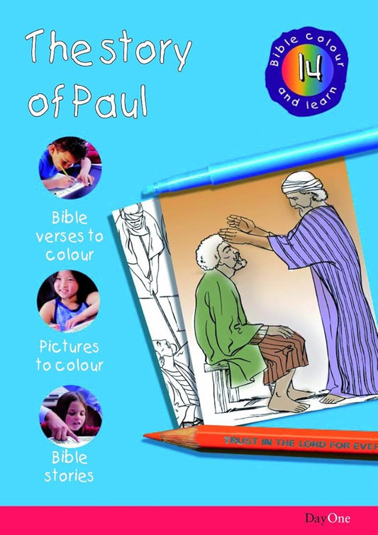 Bible Colour and learn: 14 Paul cover image