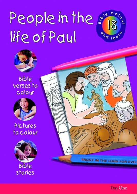 Bible Colour and learn: 18 People in the life of Paul cover image