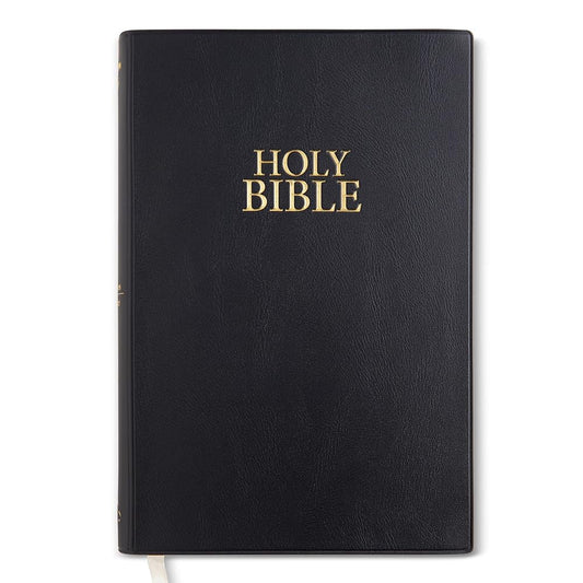 NIV STANDARD NAVY BLACK VINYL BIBLE cover image