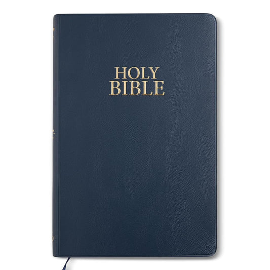 NIV NAVY BLUE VINYL BIBLE cover image