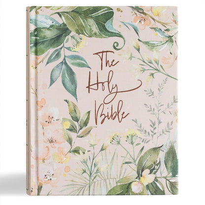 CSB Notetaking Bible, Revive Our Hearts Edition, Floral Cloth Over Board, Black Letter, Wide Margins, Journaling Space, Single-Column, Reading Plan, Prayer Prompts, Easy-to-Read Bible Serif Type cover image