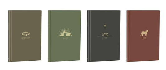 The Gospels: In the Word Bible Journal – 4‑Volume Hardcover Set | Scripture Writing & Devotional Workbook for Each Gospel | Reflective Gospel Journaling | Reformation Heritage cover image
