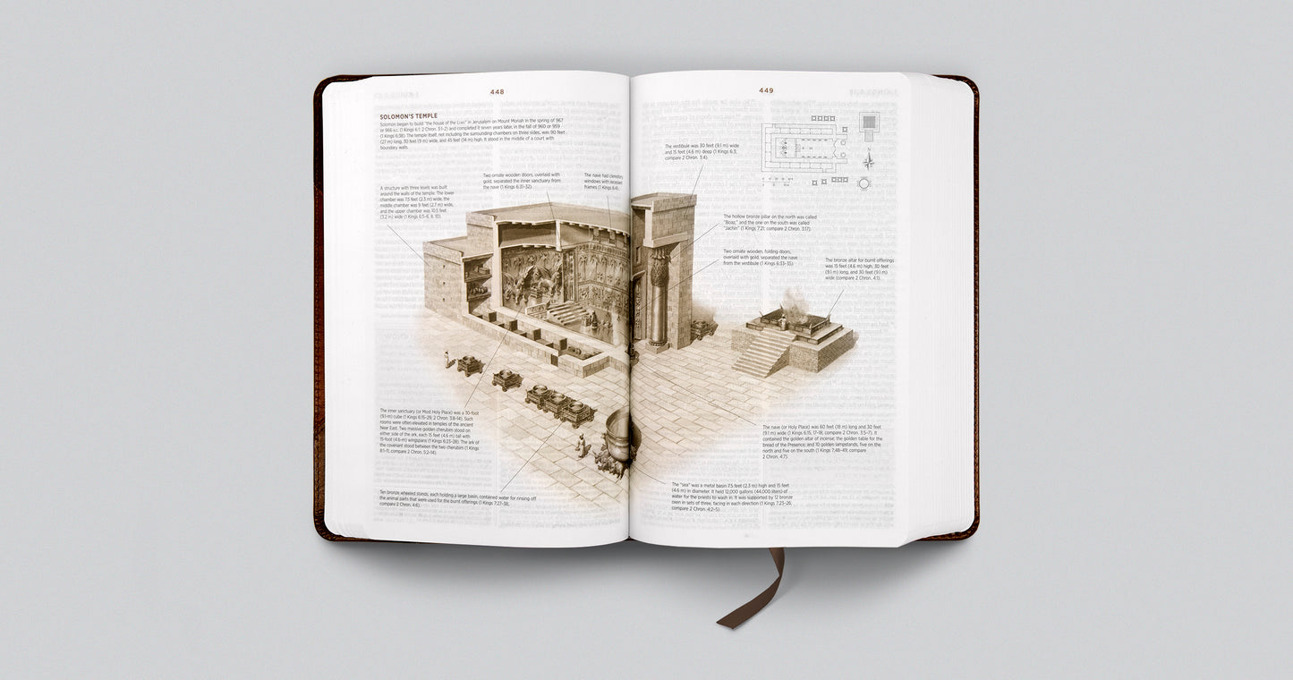 ESV Student Study Bible (TruTone, Brown/Cordovan, Portfolio Design)