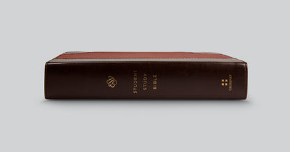 ESV Student Study Bible (TruTone, Brown/Cordovan, Portfolio Design)