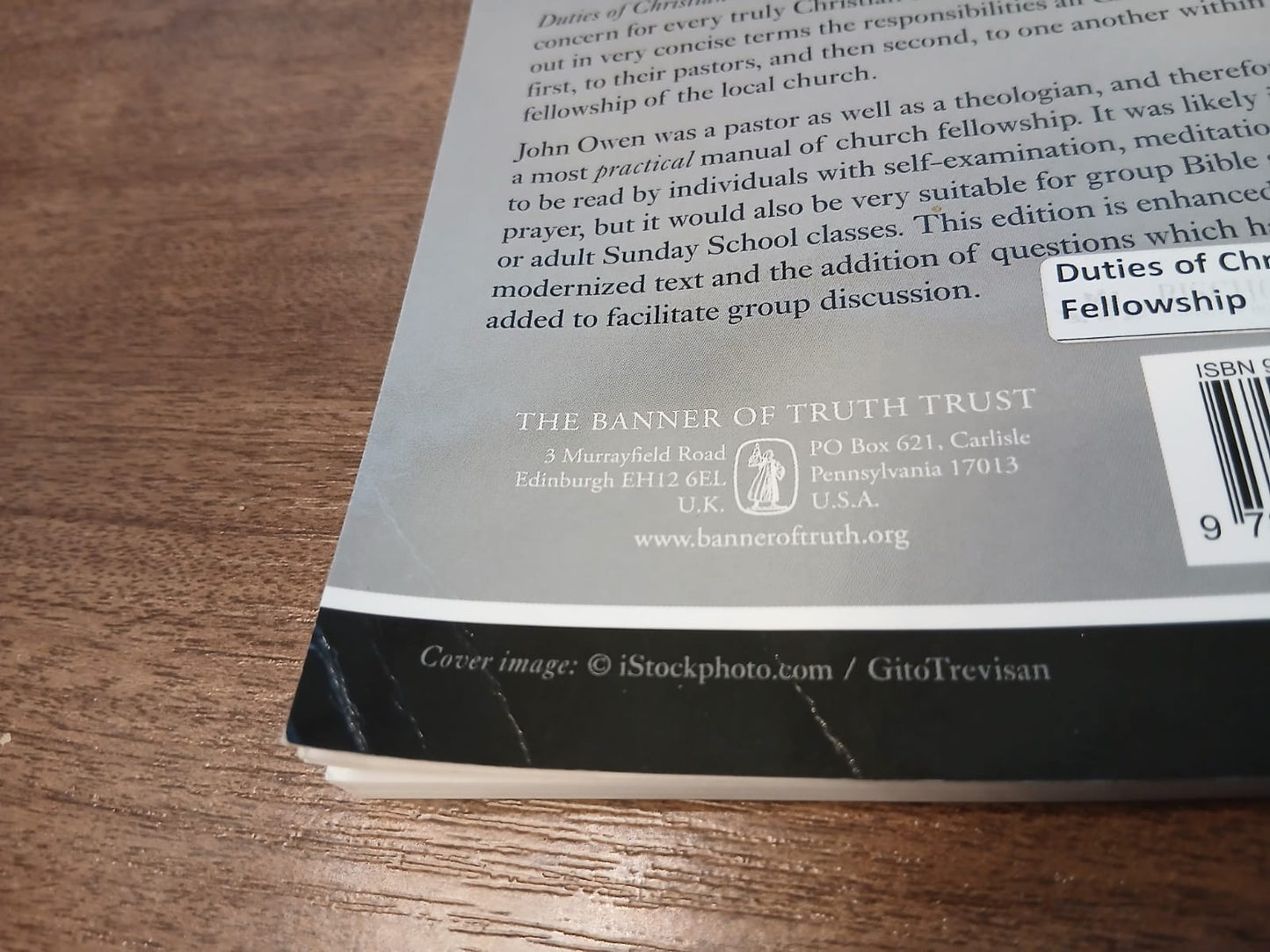 Duties of Christian Fellowship (Puritan Paperbacks) (Slight Damage - cover bent)