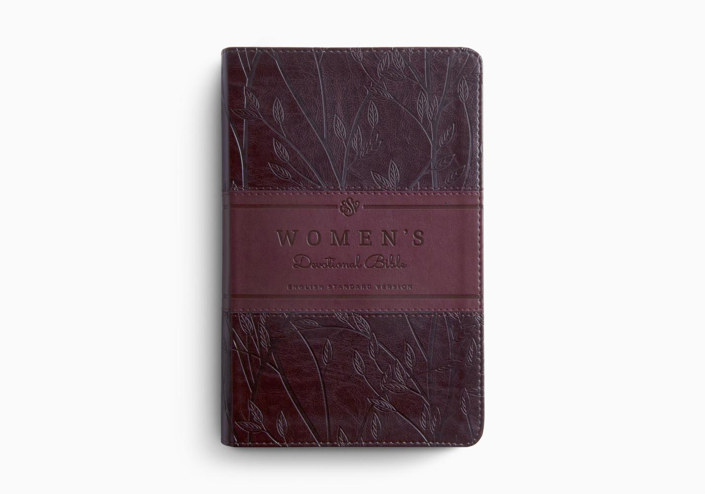 ESV Women's Devotional Bible (TruTone, Burgundy, Birch Design)